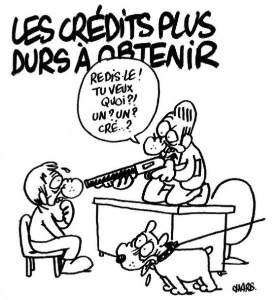 caricature_charlie hebdo_crise_credit_immobilier