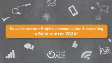 Nouvelle recrue + projets communication et marketing = belle rentrée 2024 !